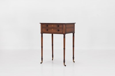 Lot 371 - A small Regency mahogany writing table