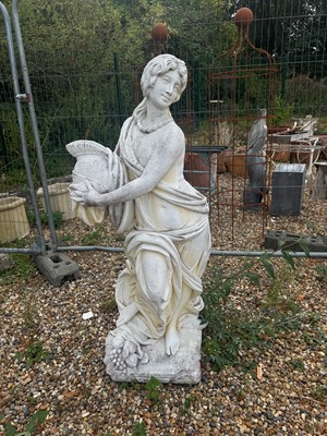Lot 487 - A modern composite stone classical figure