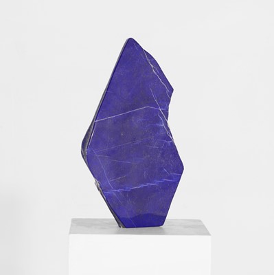 Lot 340 - A large lapis lazuli mineral slab specimen