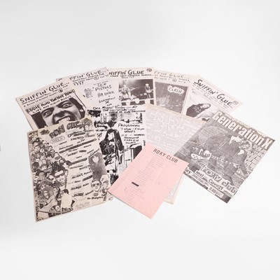 Lot 149 - A rare group of punk rock magazines and flyers