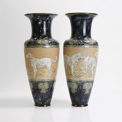 Lot 30 - Hannah Barlow (1851-1916) for Doulton Lambeth