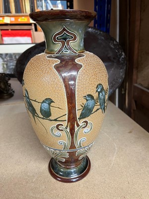 Lot 29 - Florence Barlow (1856-1909) for Doulton Lambeth