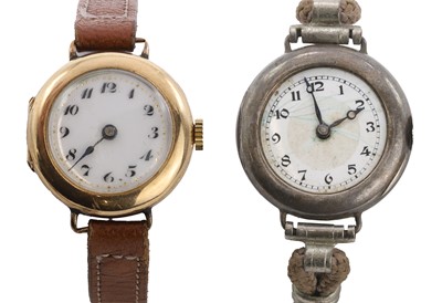 Lot 585 - Two mechanical strap watches