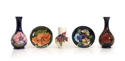Lot 244 - A collection of Moorcroft pottery items