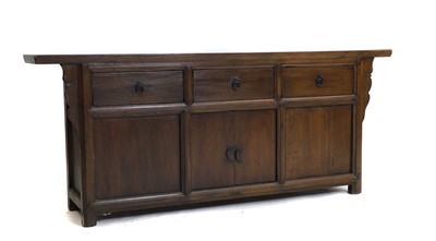 Lot 501 - A smaller Chinese style sideboard