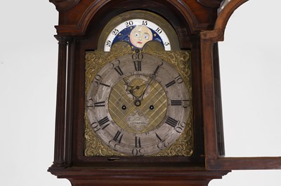 Lot 203 - A George III mahogany longcase clock