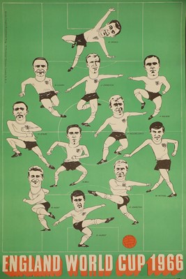 Lot 228 - A 1966 England World Cup poster