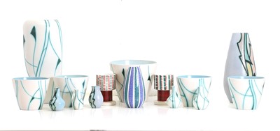 Lot 233 - A collection of Gouda ceramics