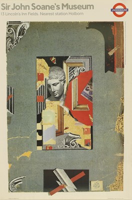 Lot 129 - Sir John Soane's Museum London Underground poster