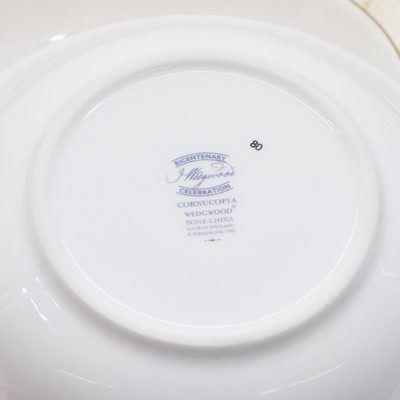 Lot 206 - A 'Cornucopia' Wedgwood porcelain dinner and tea service