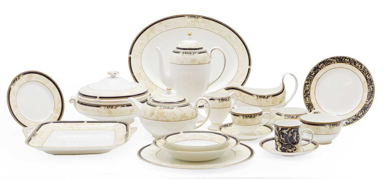 Lot 206 - A 'Cornucopia' Wedgwood porcelain dinner and tea service