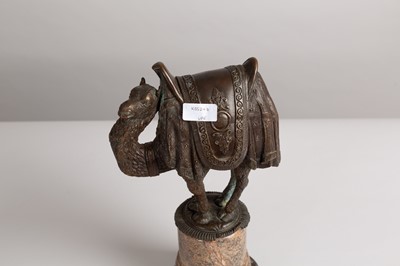 Lot 178 - A bronze camel