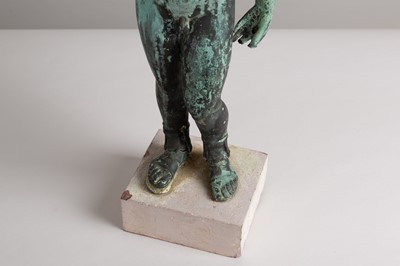 Lot 148 - A bronze putto