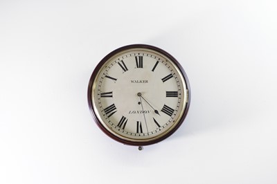 Lot 135 - An early Victorian fusee wall clock