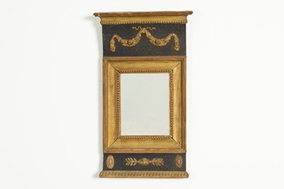 Lot 132 - A carved and gilt wall mirror