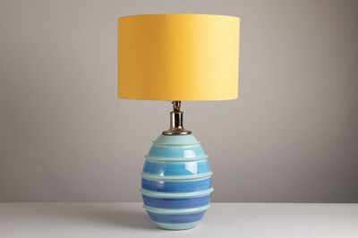 Lot 133 - A ceramic table lamp