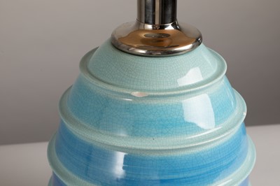 Lot 133 - A ceramic table lamp