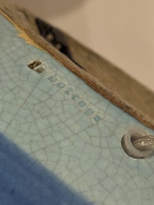 Lot 133 - A ceramic table lamp