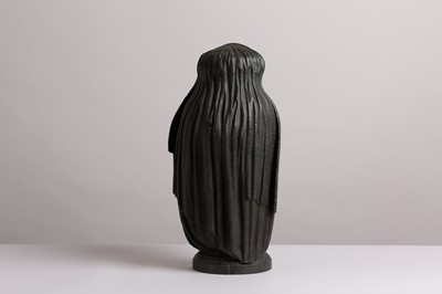 Lot 130 - A large cast iron 'funerary' urn