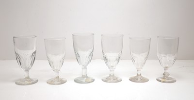Lot 265 - A matched set of six Absinthe glasses
