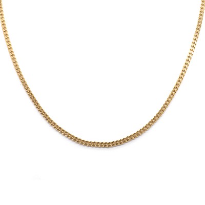 Lot 209 - A 9ct gold curb link chain