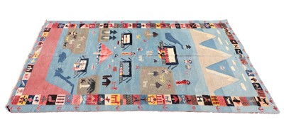 Lot 323 - A Southwest Persian Qashqai kilim