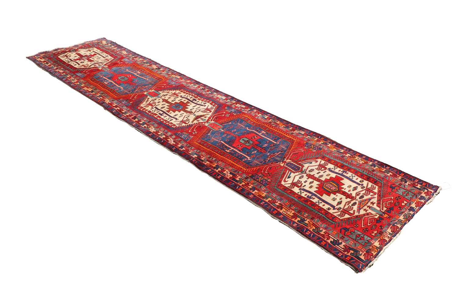 Lot 462 - A North West Persian Heriz runner