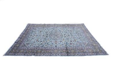 Lot 392 - A signed central Persian Kashan carpet