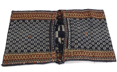 Lot 453 - A Qashqai double saddle bag