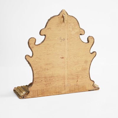Lot 21 - A Victorian grotto shell mirror