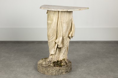 Lot 458 - A 'Coade of London' half figure of a lady