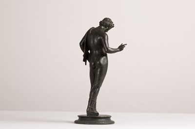 Lot 204 - A bronze figure of Narcissus