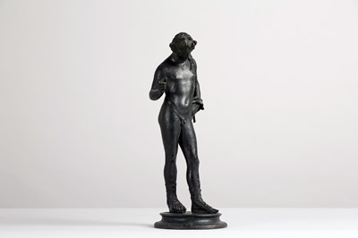 Lot 204 - A bronze figure of Narcissus