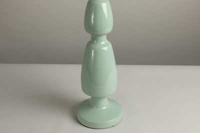 Lot 32 - An aquamarine-lacquered table lamp
