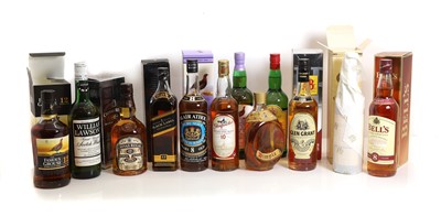 Lot 386 - A selection of Scotch whiskies
