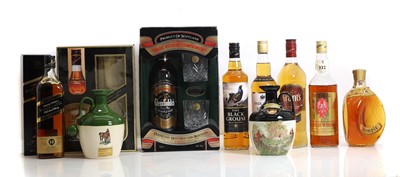 Lot 392 - A selection of whiskies