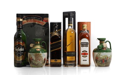 Lot 393 - A selection of whiskies, spirits and beers etc.