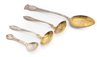 Lot 24 - A group of Danish silver flatware