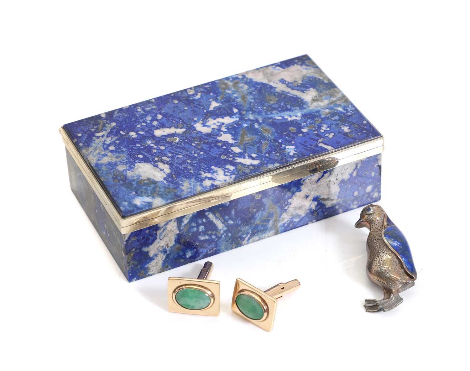 Lot 53 - A pair of 14ct gold cufflinks