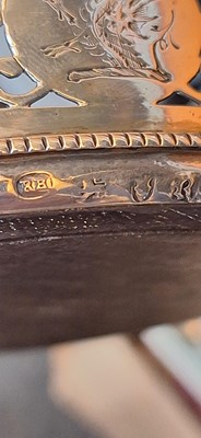 Lot 42 - A set of four George III silver wine coasters