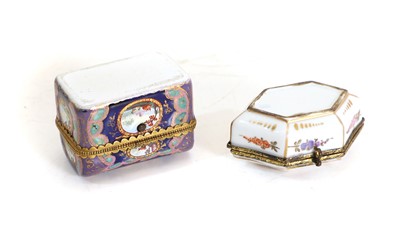 Lot 84 - An enamel miniature writing set