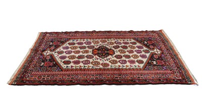 Lot 489 - A Caucasian wool rug