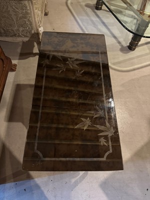 Lot 98 - A wrought-iron coffee table