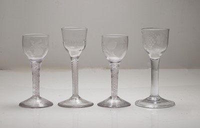 Lot 264 - Four wine glasses