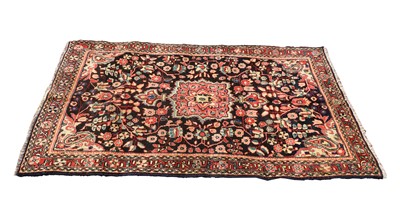 Lot 457 - A Mahal wool rug