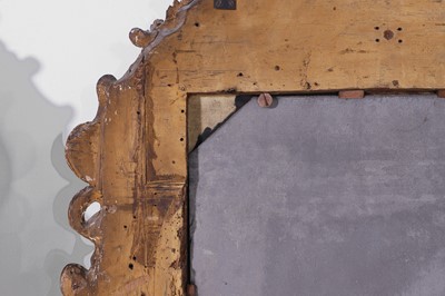 Lot 121 - A pair of George II giltwood pier mirrors attributed to Matthias Lock
