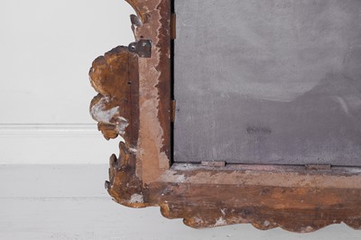 Lot 121 - A pair of George II giltwood pier mirrors attributed to Matthias Lock