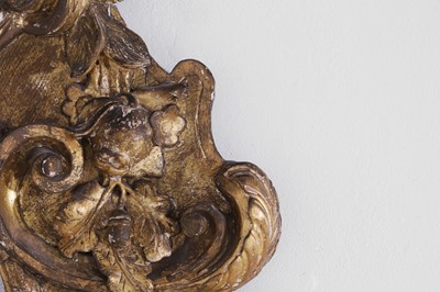 Lot 121 - A pair of George II giltwood pier mirrors attributed to Matthias Lock