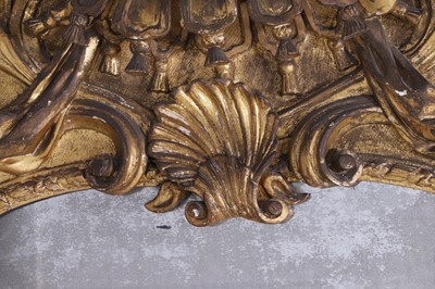 Lot 121 - A pair of George II giltwood pier mirrors attributed to Matthias Lock