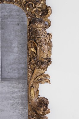 Lot 121 - A pair of George II giltwood pier mirrors attributed to Matthias Lock